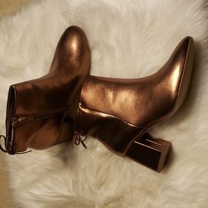 Metallic Booties Size 12